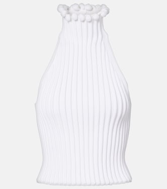 Top de cuello alto acanalado | Alaïa