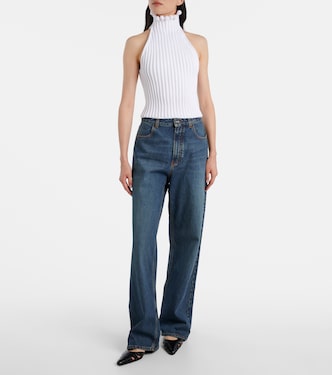 罗纹针织高领上衣 | Alaïa
