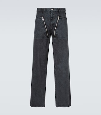 Zip-detail wide-leg jeans | Dries Van Noten