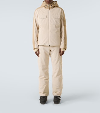 Cobe-D down-paneled ribbed-knit ski jacket | Bogner