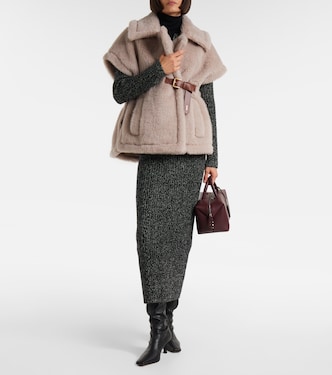Cape Newbab en alpaga, laine et soie  | Max Mara