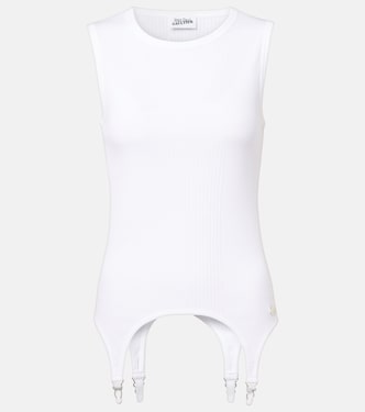 Ribbed-knit cotton jersey tank top | Jean Paul Gaultier