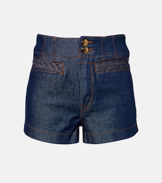 Awaken high-rise denim shorts | Zimmermann