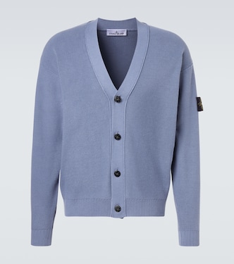 Compass cotton cardigan | Stone Island