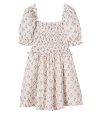 Robe Clavel en coton à smocks | The New Society