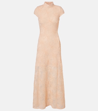 Floral embroidered tulle maxi dress | Rotate
