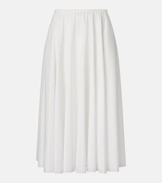 High-rise midi skirt | Norma Kamali