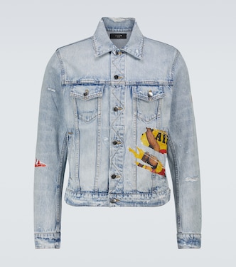 Playboy denim trucker jacket | Amiri
