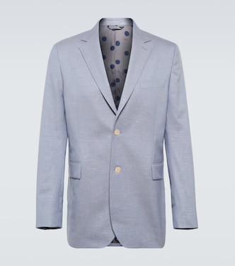 Single-breasted wool-blend blazer | Acne Studios