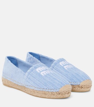 Espadrilles aus Frottee | Miu Miu