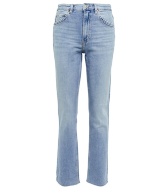 Jeans rectos de tiro alto | Re/Done