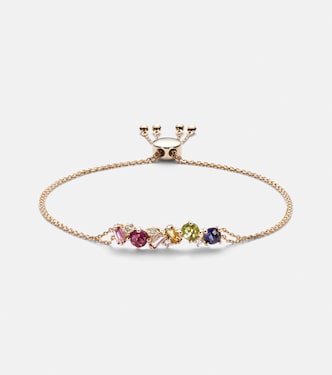 Armband aus 14kt Gelbgold mit Edelsteinen | Suzanne Kalan