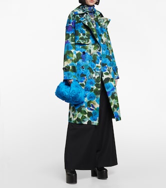 Trench in cotone con stampa | Dries Van Noten