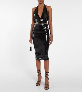 Gonna midi con paillettes | Alexandre Vauthier