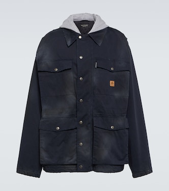 Oversize-Parka aus Baumwoll-Gabardine | Balenciaga