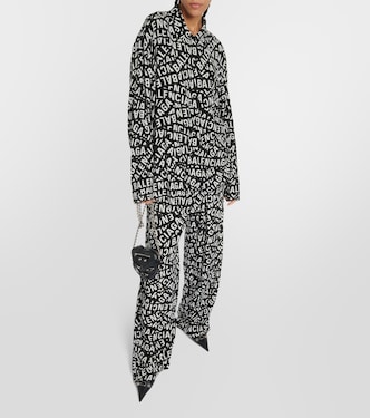 Weite High-Rise-Hose | Balenciaga