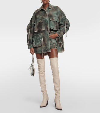 Overknee-Stiefel Vegas aus Lederimitat | Paris Texas