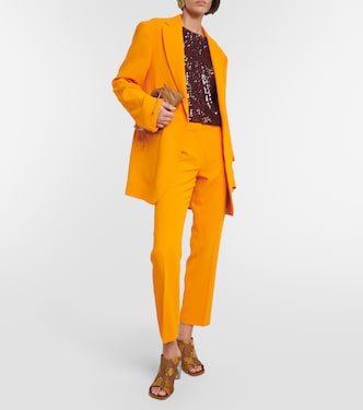 Pantaloni slim in crêpe | Dries Van Noten