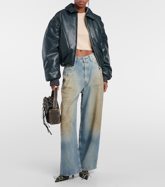Onnea faux leather bomber jacket | Acne Studios