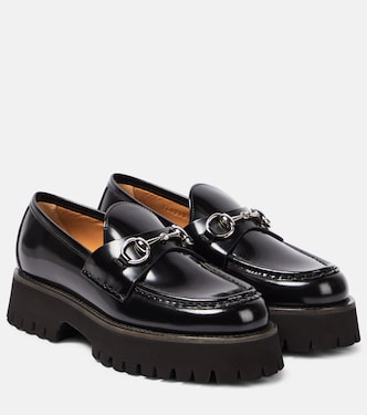 Loafers Sylke Horsebit aus Leder | Gucci