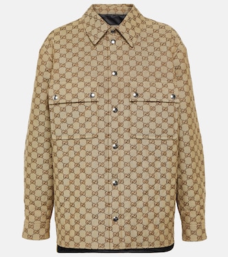 Hemdjacke GG aus Canvas | Gucci
