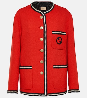 Jacke Interlocking G aus Tweed | Gucci