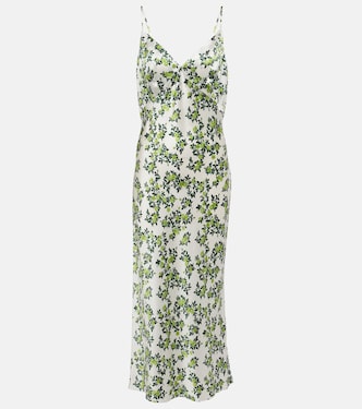 Trinny floral silk satin slip dress | Emilia Wickstead