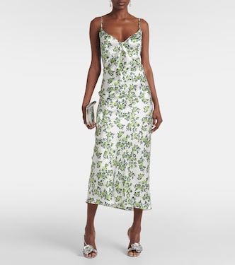 Trinny floral silk satin slip dress | Emilia Wickstead