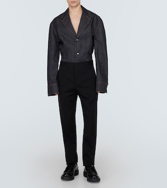 Giacca monopetto di jeans  | Prada