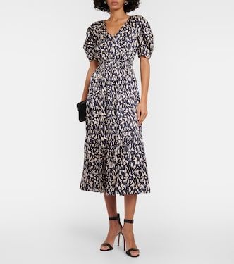 Vestido midi Lyuda estampado | Velvet