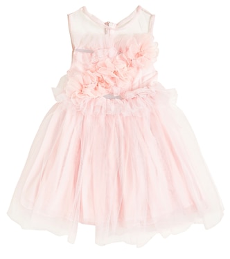 Abito in tulle con applicazione floreale | Patachou