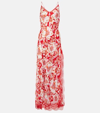 Abito midi Lucia con stampa | Poupette St Barth
