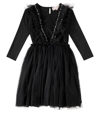 Abito Tiny Dancer in cotone con tulle | Tutu Du Monde