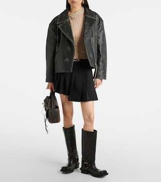 Bikerjacke aus Leder | Acne Studios