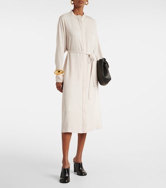 Abito midi Dana in cady con cintura | Joseph
