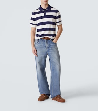 Polo en coton, soie et cachemire | Allude