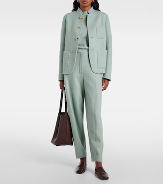 Pantalones tapered de mezcla de cachemir | Loro Piana