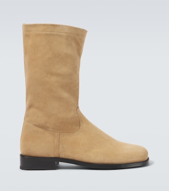 Soft Workwear suede ankle boots | Lemaire