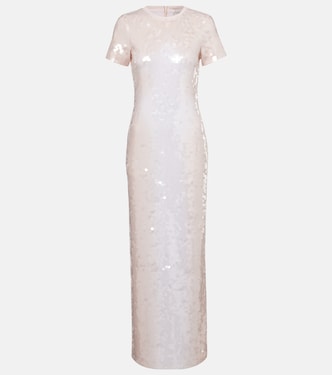 Maxikleid aus Jersey mit Pailletten | Sportmax