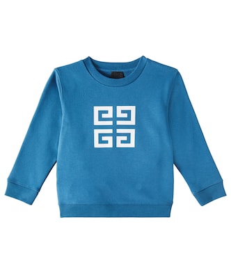 Felpa 4G in jersey di misto cotone | Givenchy Kids