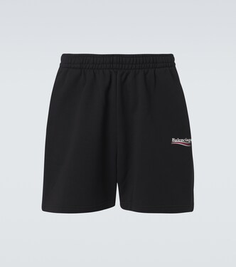 Shorts Political Campaign aus Baumwoll-Jersey | Balenciaga