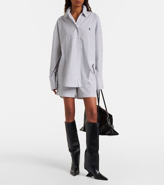 Striped cotton poplin shirt | The Attico