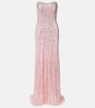 Sarai embellished bustier gown | Jenny Packham