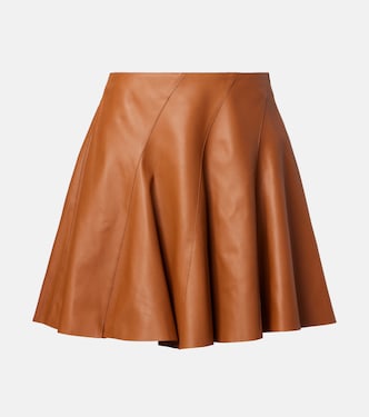 Leather miniskirt | Ralph Lauren Collection