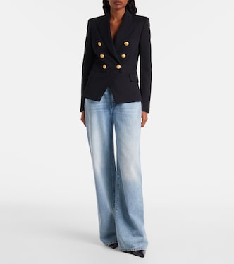 Mid-rise wide-leg jeans | Balmain