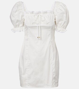 Ligia lace-trimmed cotton minidress | Bananhot