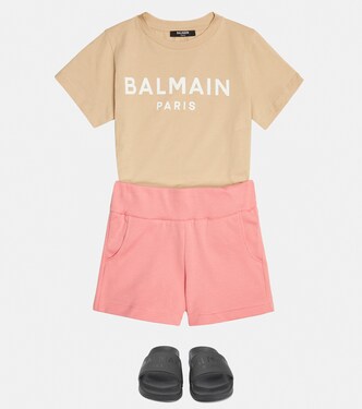 Shorts aus Baumwolle | Balmain Kids