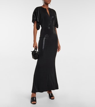 Obie fishtail maxi dress | Norma Kamali