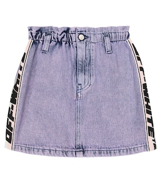 Gonna di jeans con logo | Off-White Kids