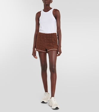 Shorts de felpa en jacquard | Tory Sport